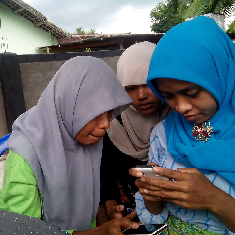 Wobe growth activities with a local community in Sumbawa, Indonesia