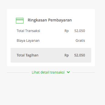 Tokopedia product page showing an electric fan priced at IDR 52,050