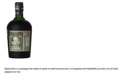 Dark, golden and distilled beauty. Just like our microservices.